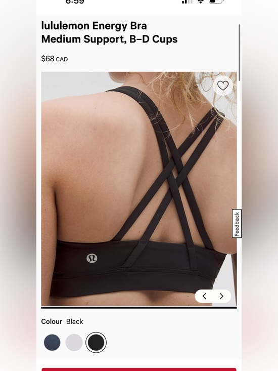 lululemon athletica Tops - EUC Lululemon Energy bra